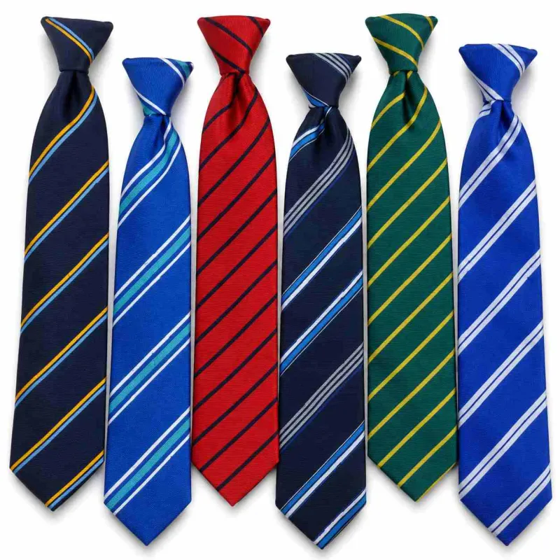 School Polyster Fancy Ties